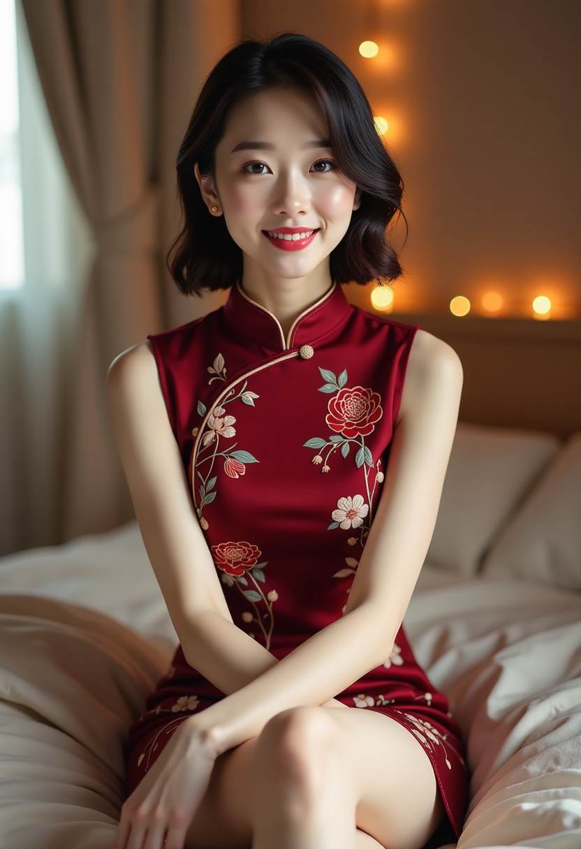 兰香如故剧照：庭院灯火与素衣女主